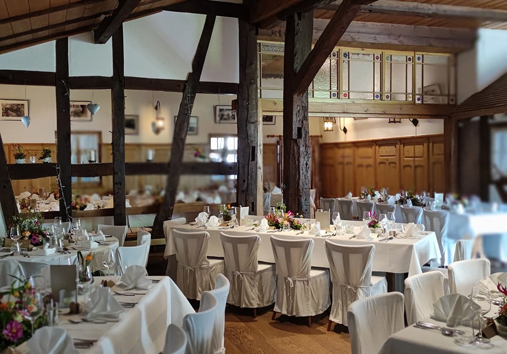 Eventlocations 12 Festlicher Raum für Firmenfeiern oder private Events in einer alten Scheune in Vörstetten