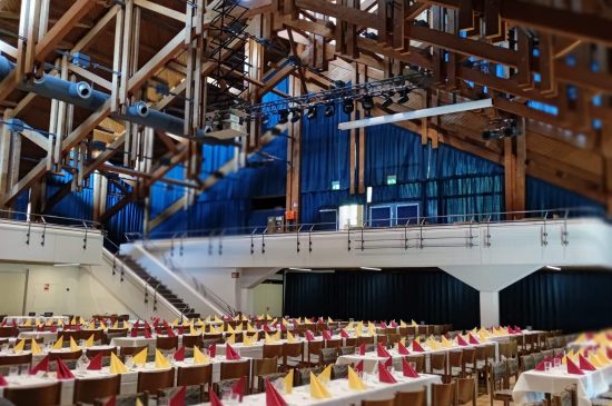 Feiern Sie Ihr Firmenjubiläum im Bürgerhaus Müllheim und erleben Sie in beeindruckender Atmosphäre ein wunderschönes Fest
